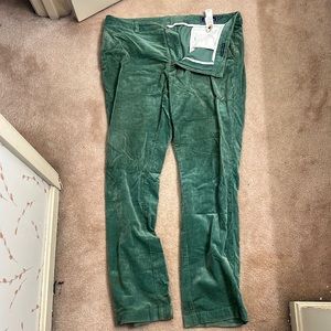 Vineyard Vines 36x32 Corduroy Pants green